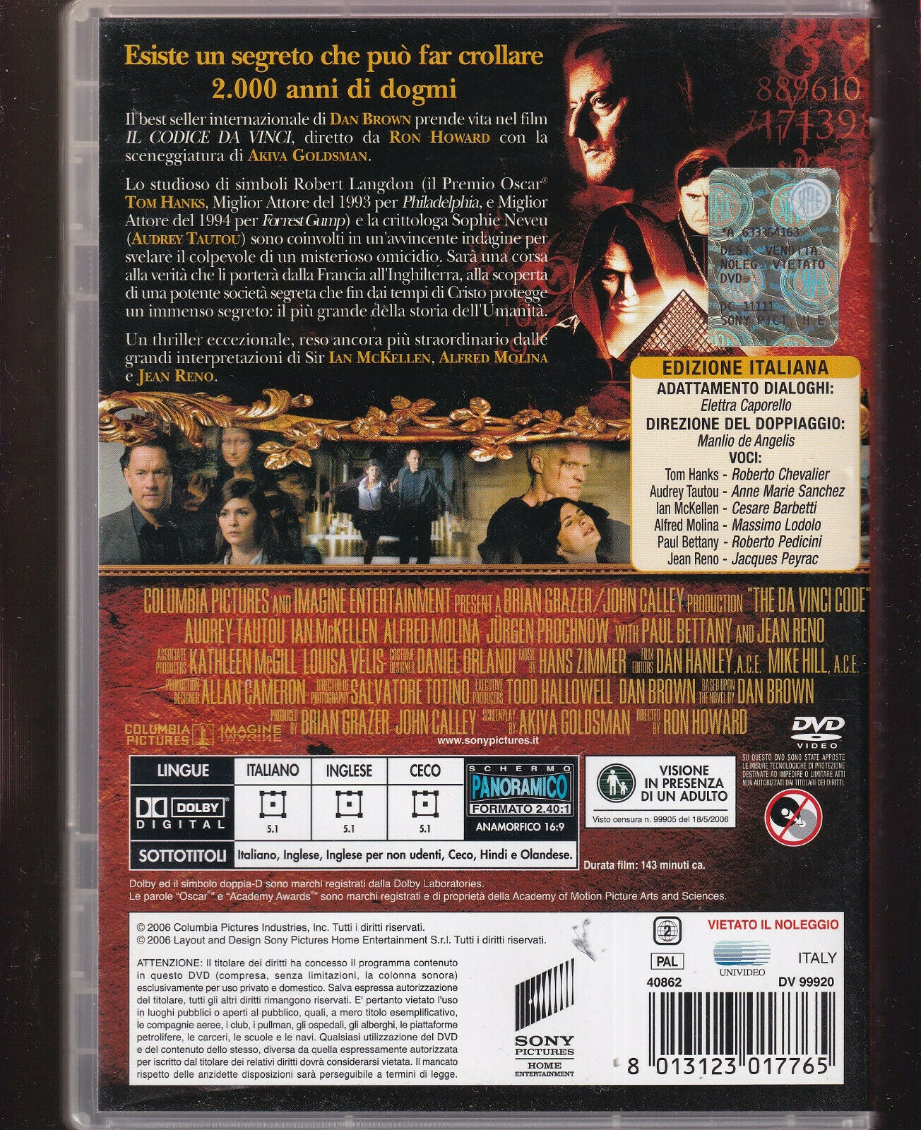 EBOND Il Codice Da Vinci  DVD D501002