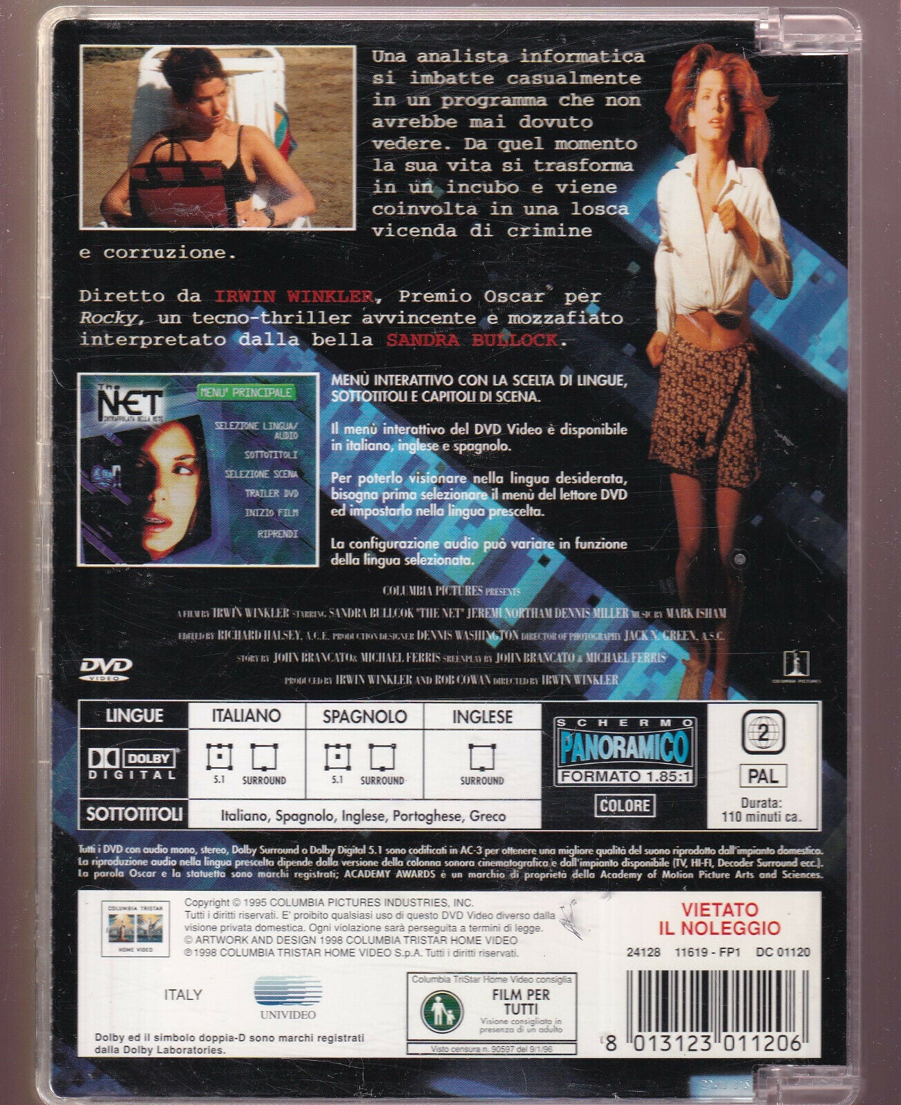 EBOND The Net  Sjb DVD D503002