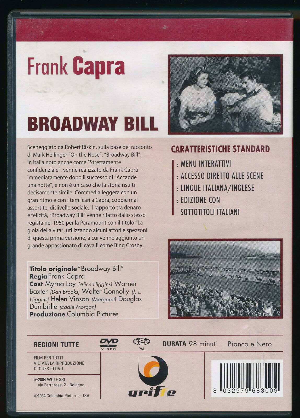 EBOND  Broadway Bill  DVD D504007