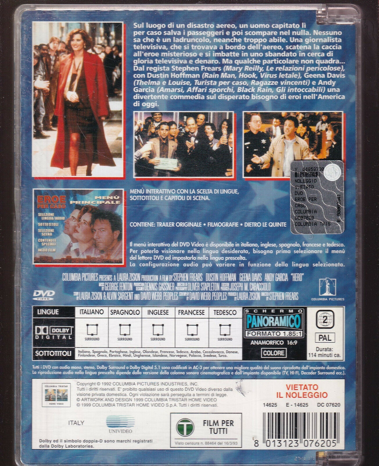 EBOND Eroe Per Caso Sjb  DVD D506005