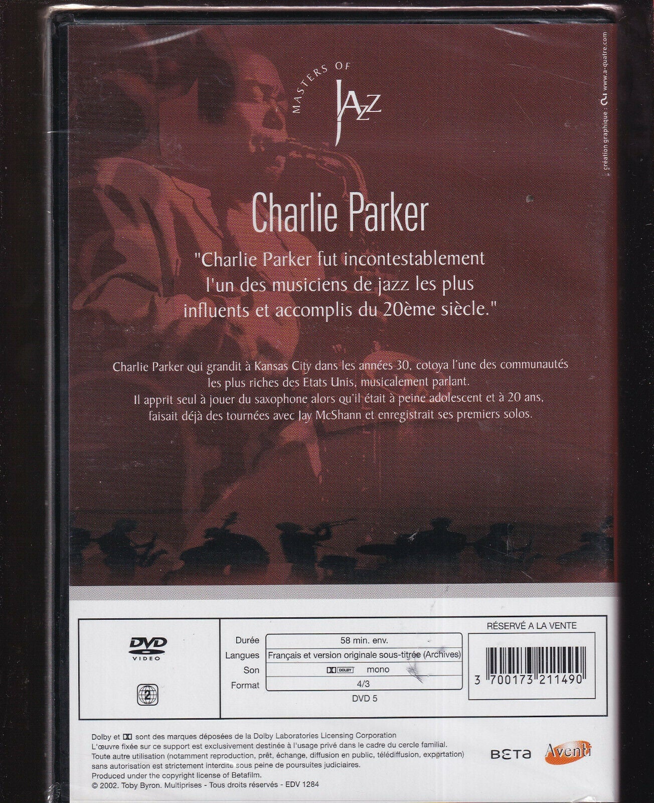 EBOND Charlie Parker DVD D509005