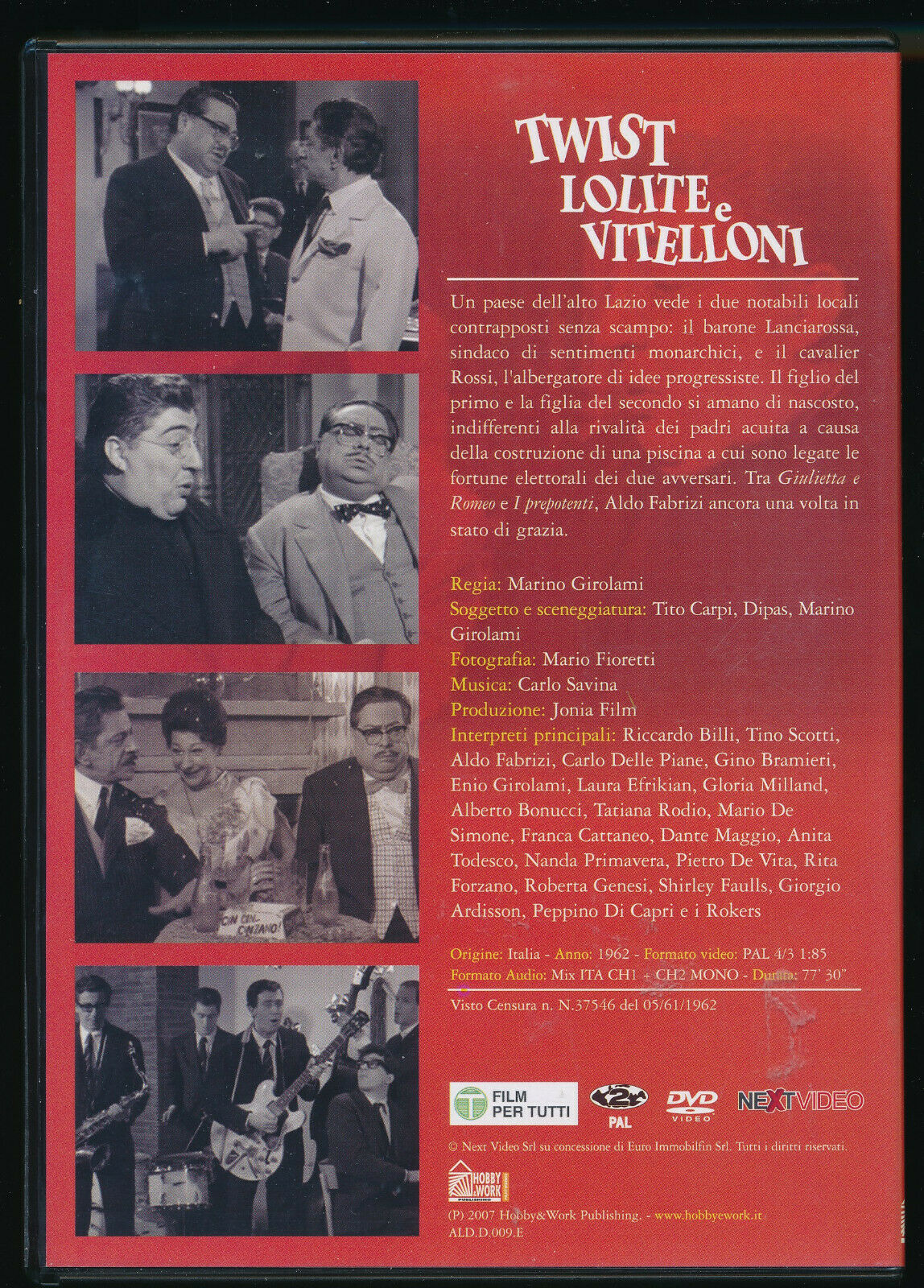 EBOND Twist, Lolite e Vitelloni DVD  Editoriale D518008