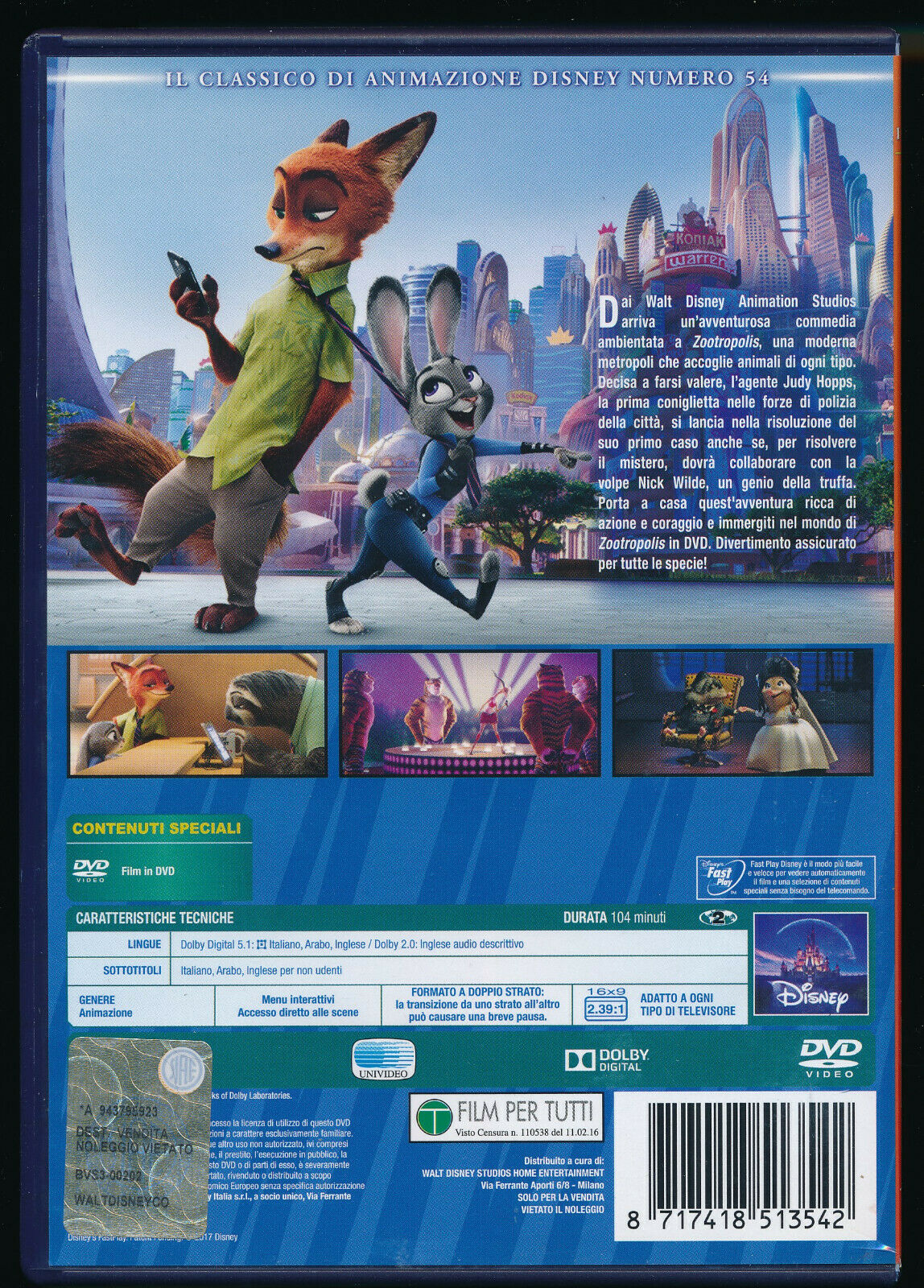 EBOND Zootropolis DVD D528015