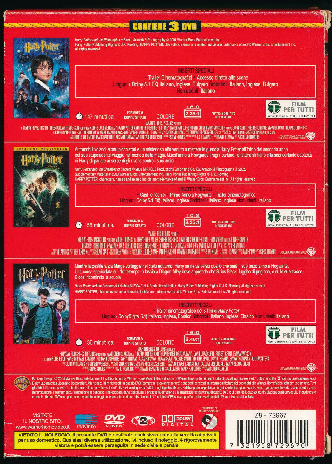 EBOND Harry Potter DVD D543007