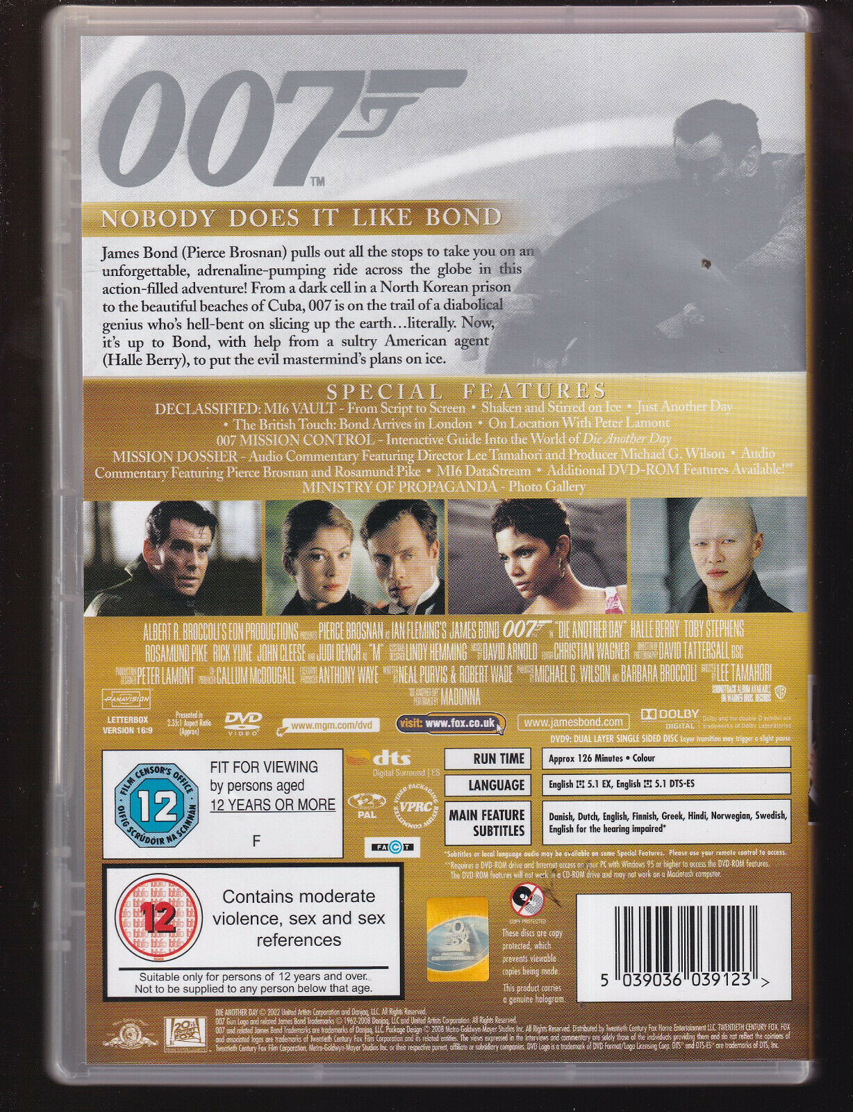 EBOND 007 Die Another Day  DVD D552106