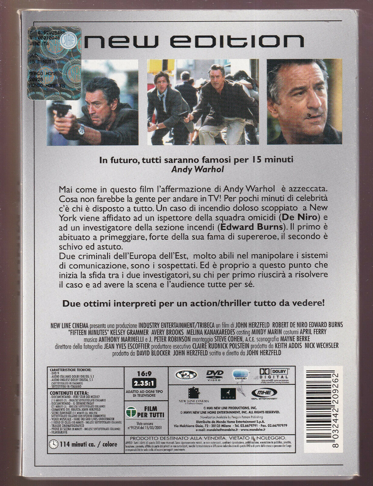 EBOND 15 Minuti Follia Omicida a New York  DVD D552151