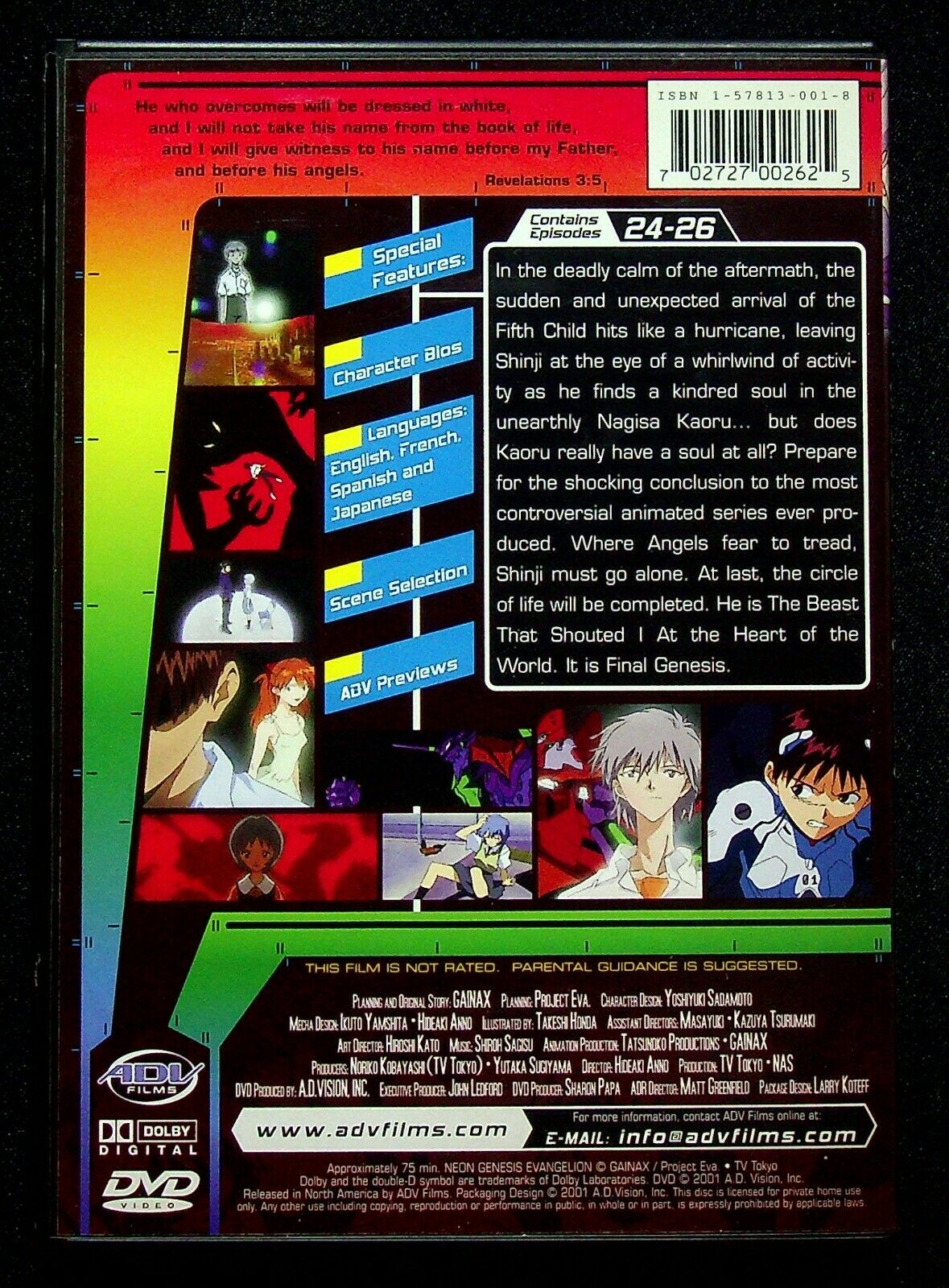EBOND Genesis 0-8 DVD D552506