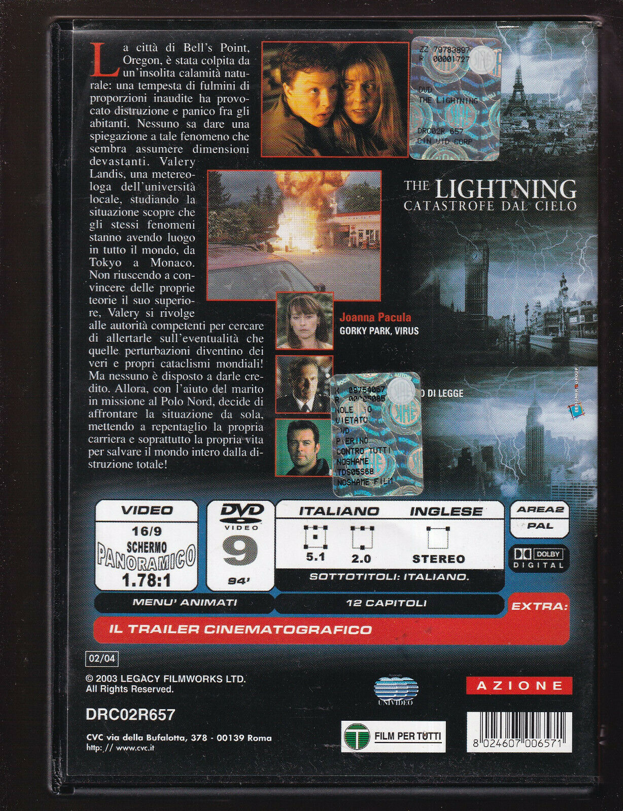 EBOND The Lightning   DVD D552703