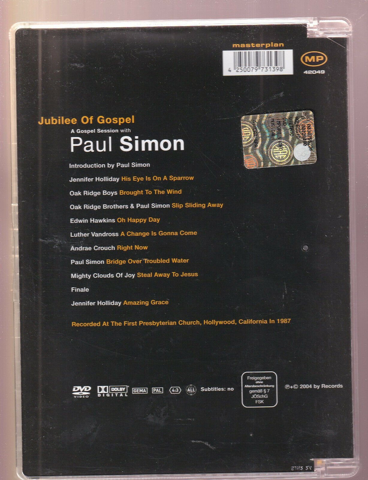 EBOND Jubilee Of Gospel With Paul Simon  Sjb DVD D552721