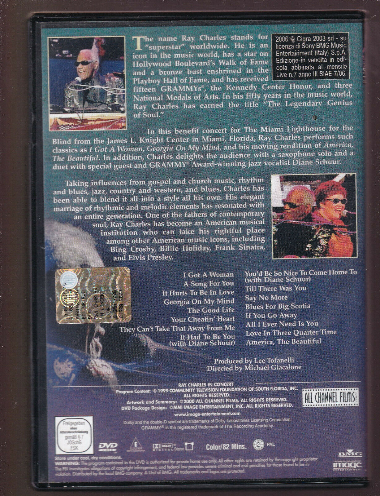 EBOND Ray Charles In Concert DVD D552759