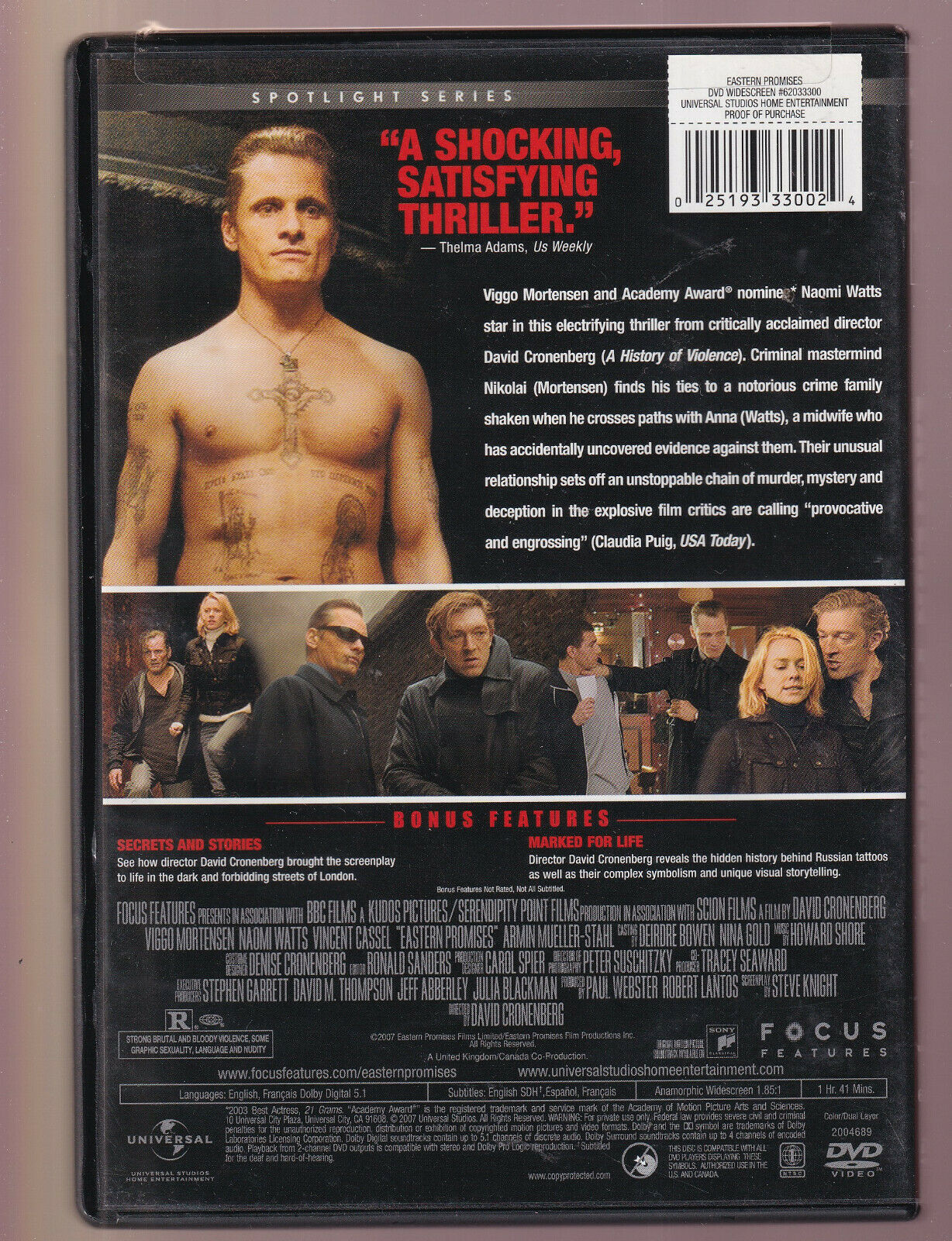 EBOND Fastern Promises  DVD D553334