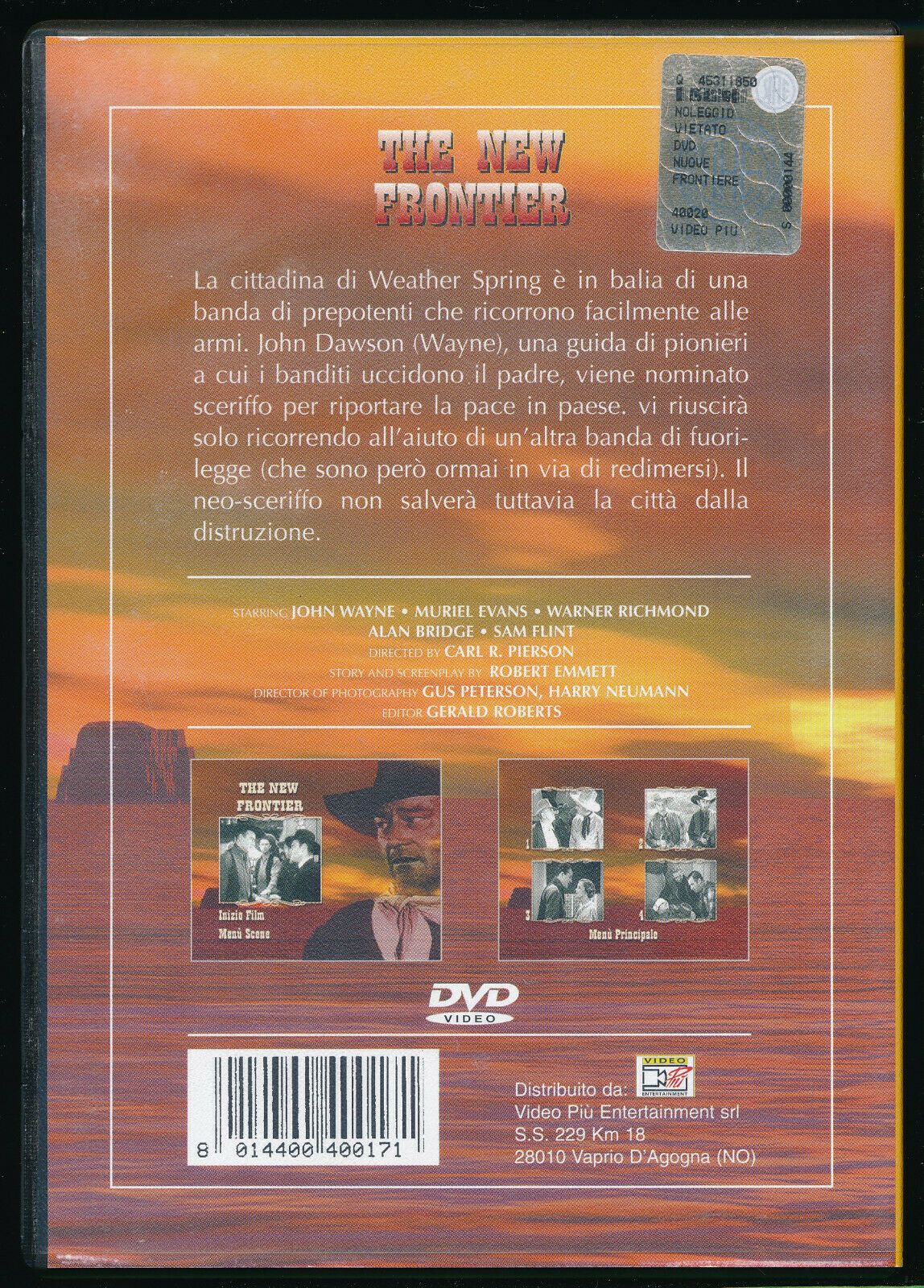 EBOND  	the New Frontier DVD D553725