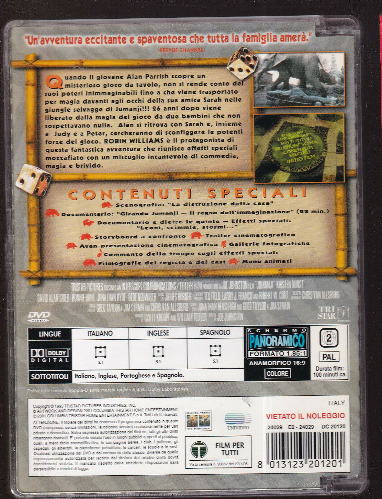 EBOND Jumanji Sjb DVD D554229