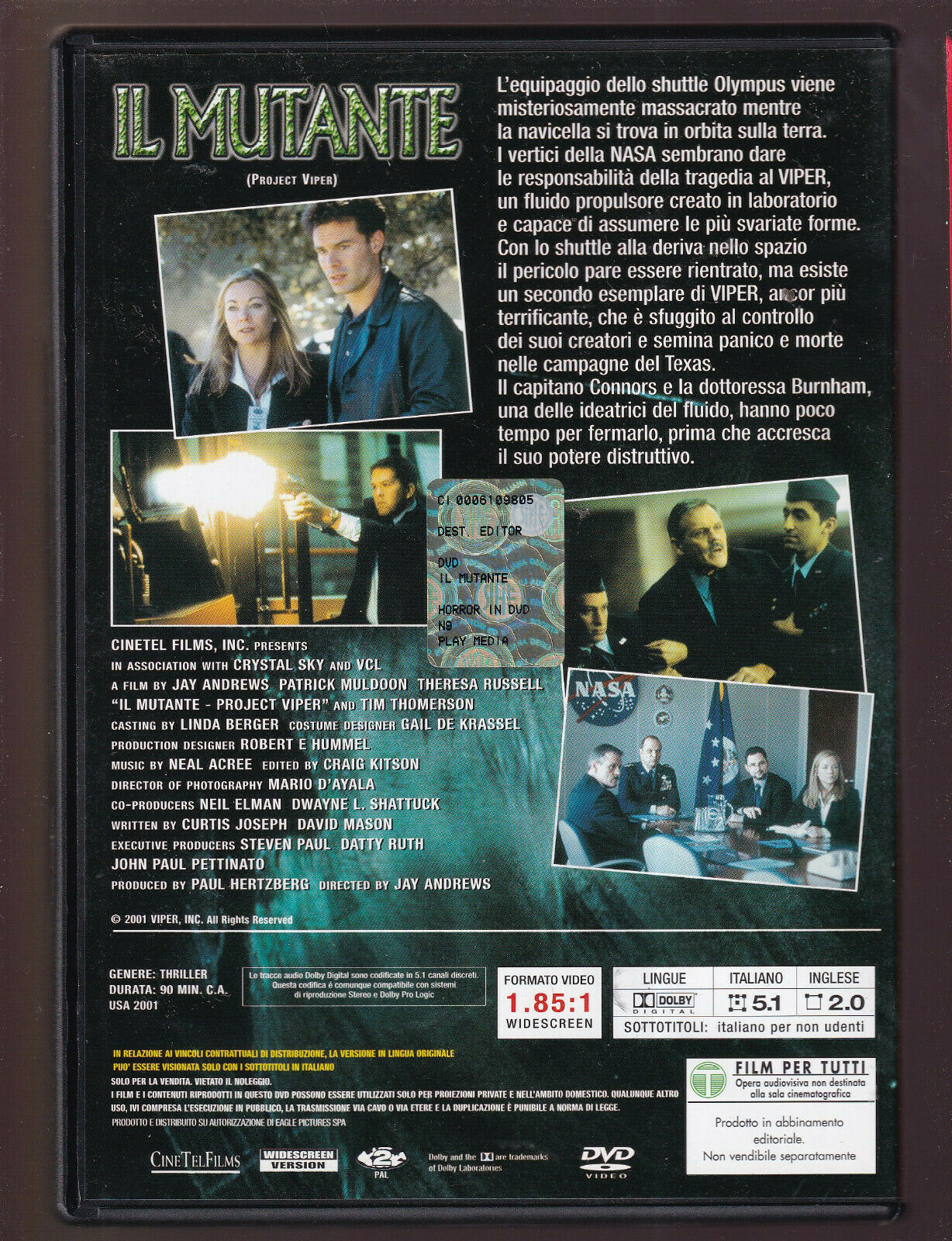 EBOND Il Mutante DVD D554411