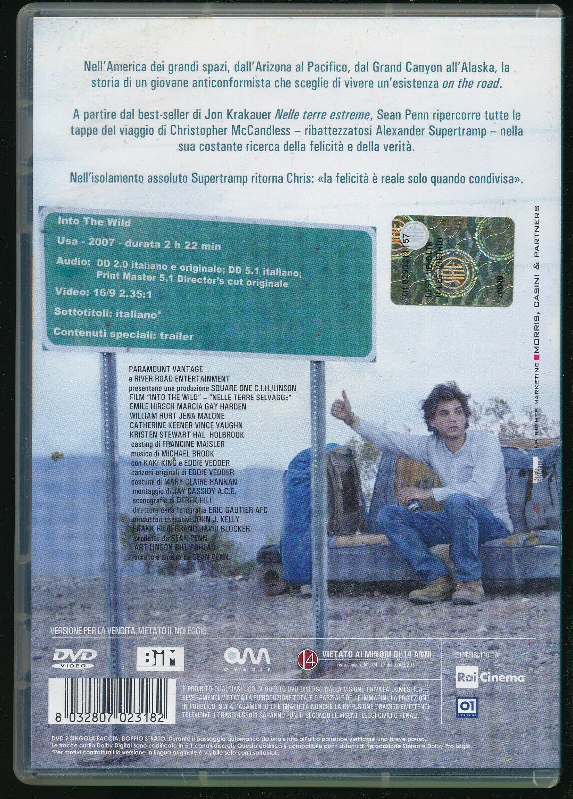 EBOND  Into The Wild - Nelle Terre Selvagge DVD D555048
