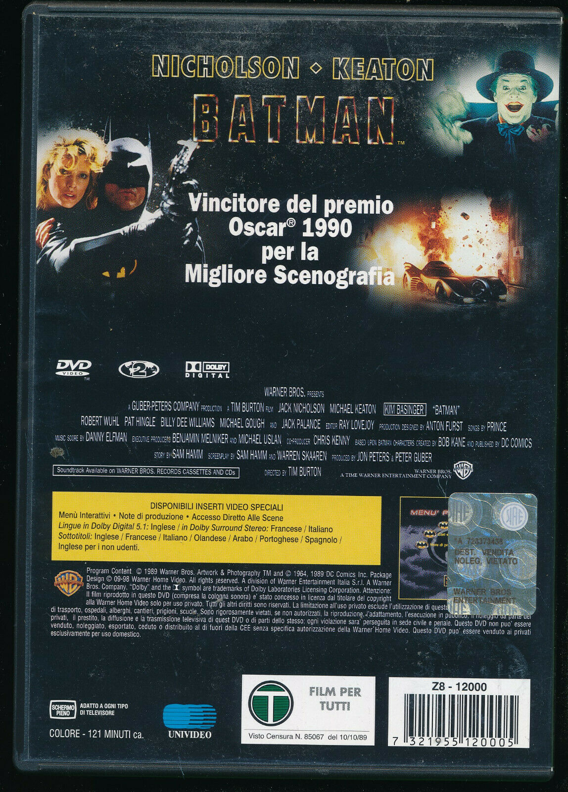 EBOND   Batman DVD D555104