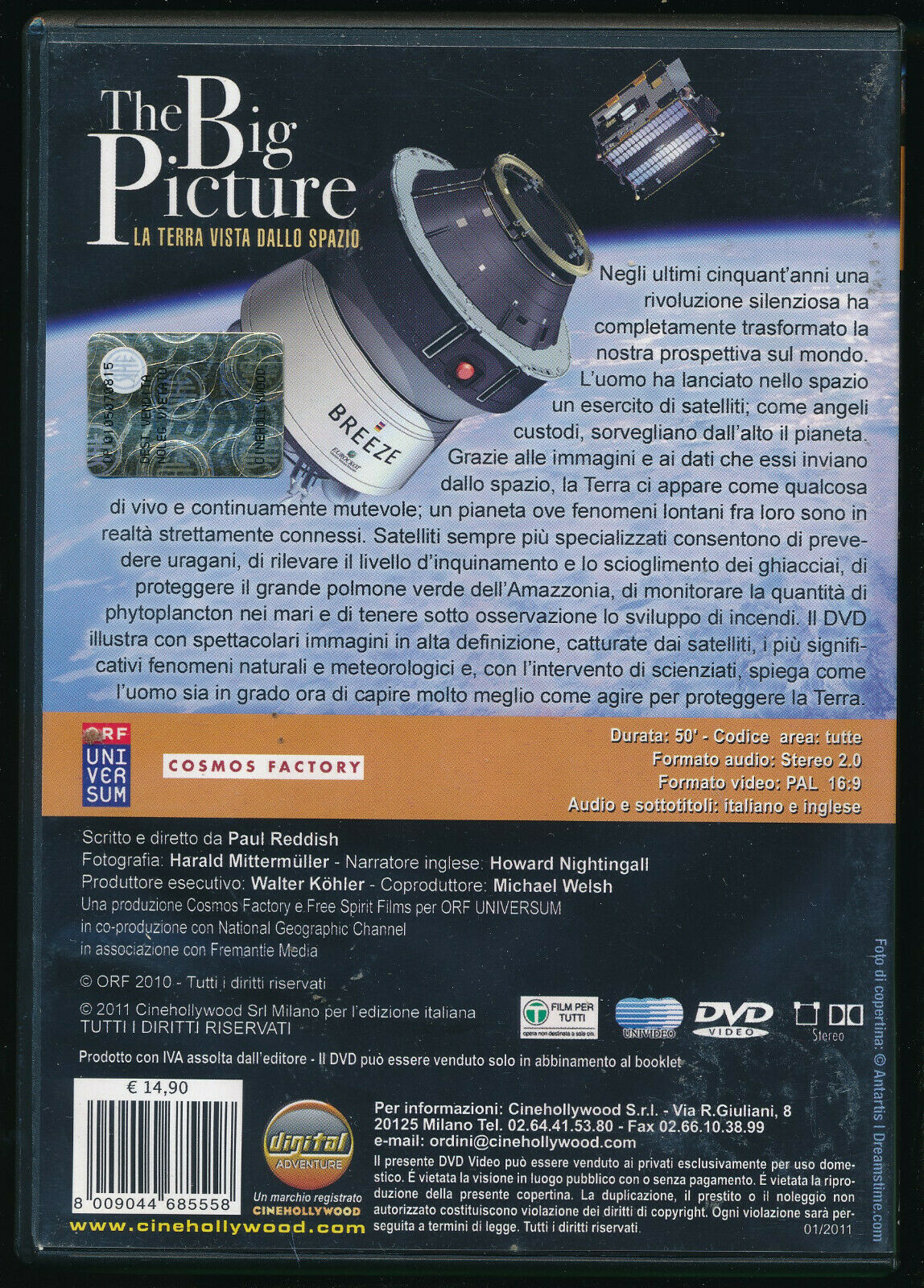 EBOND The Big Picture - La Terra Vista Dallo Spazio DVD D555161