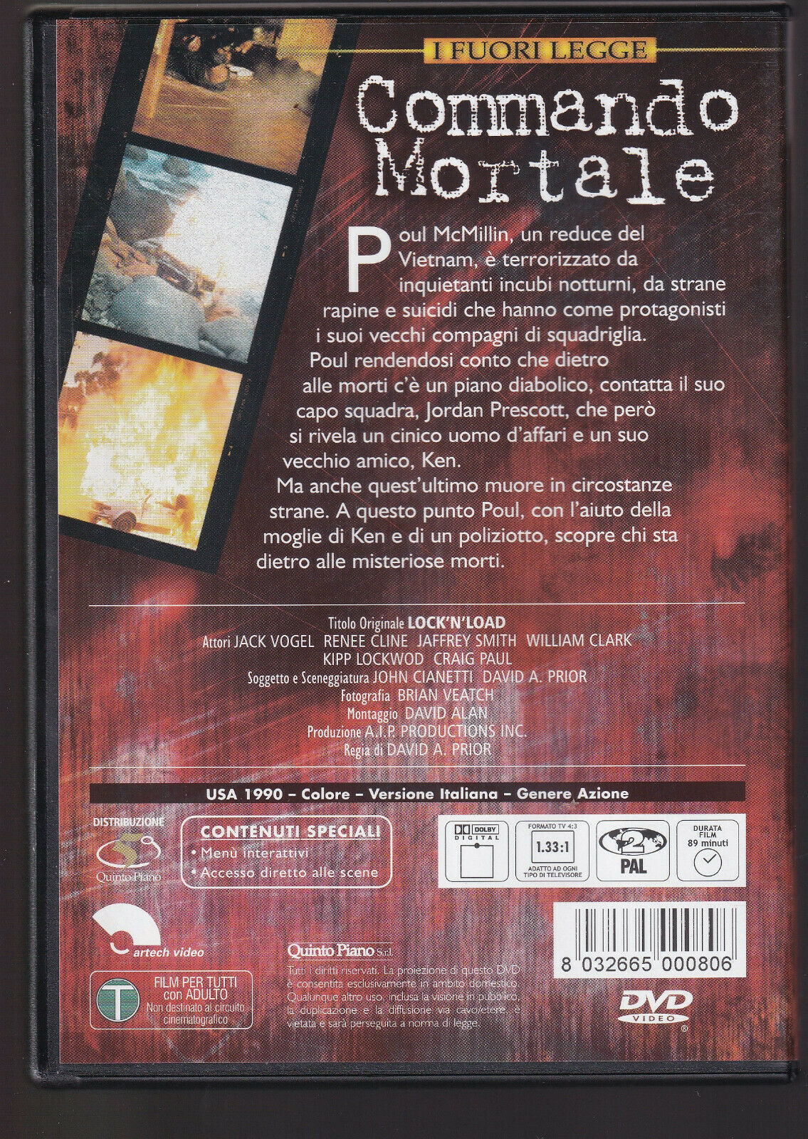 EBOND Commando Mortale DVD D555209