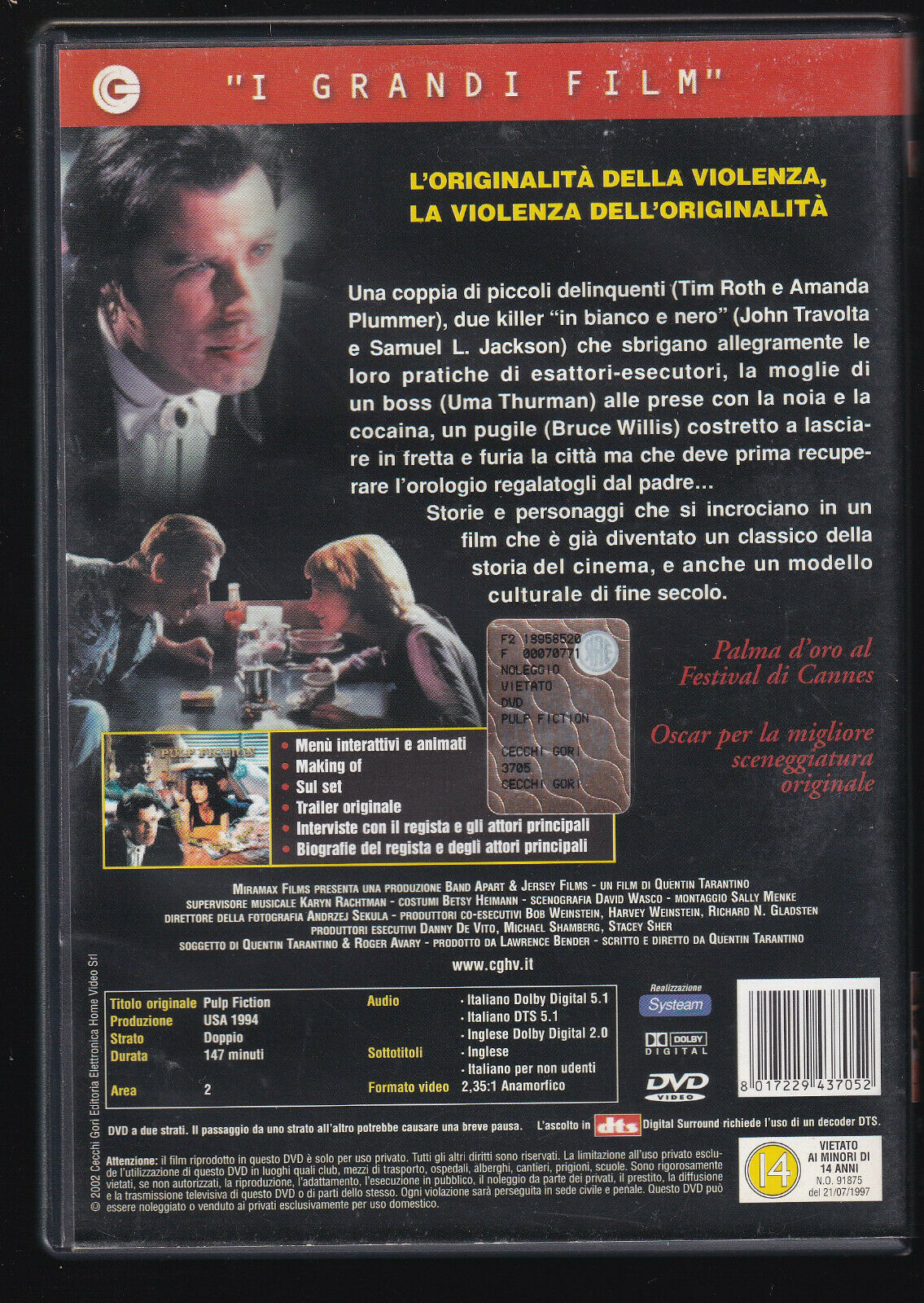 EBOND  Pulp Fiction DVD D555249