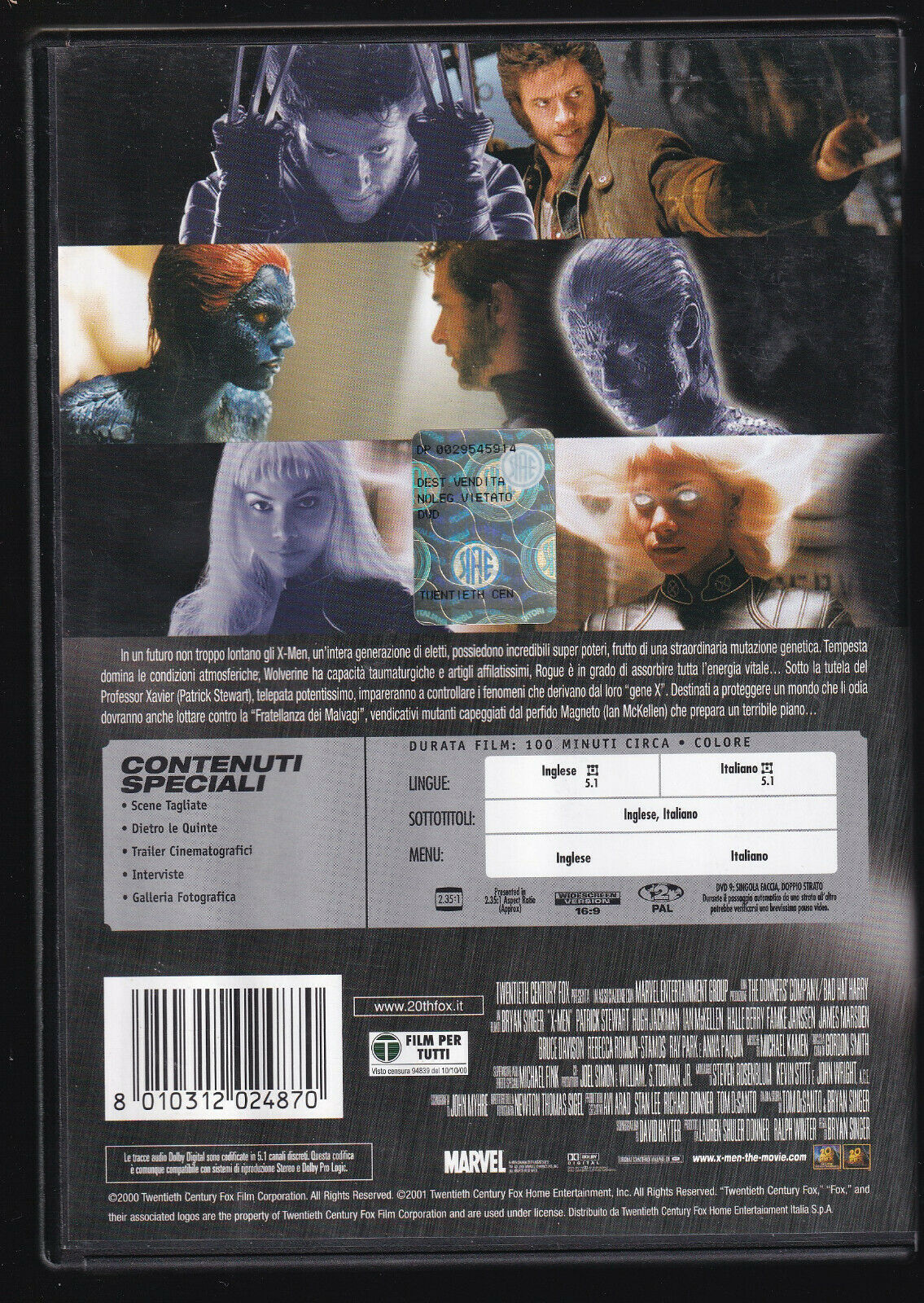 EBOND X Men  DVD D555252