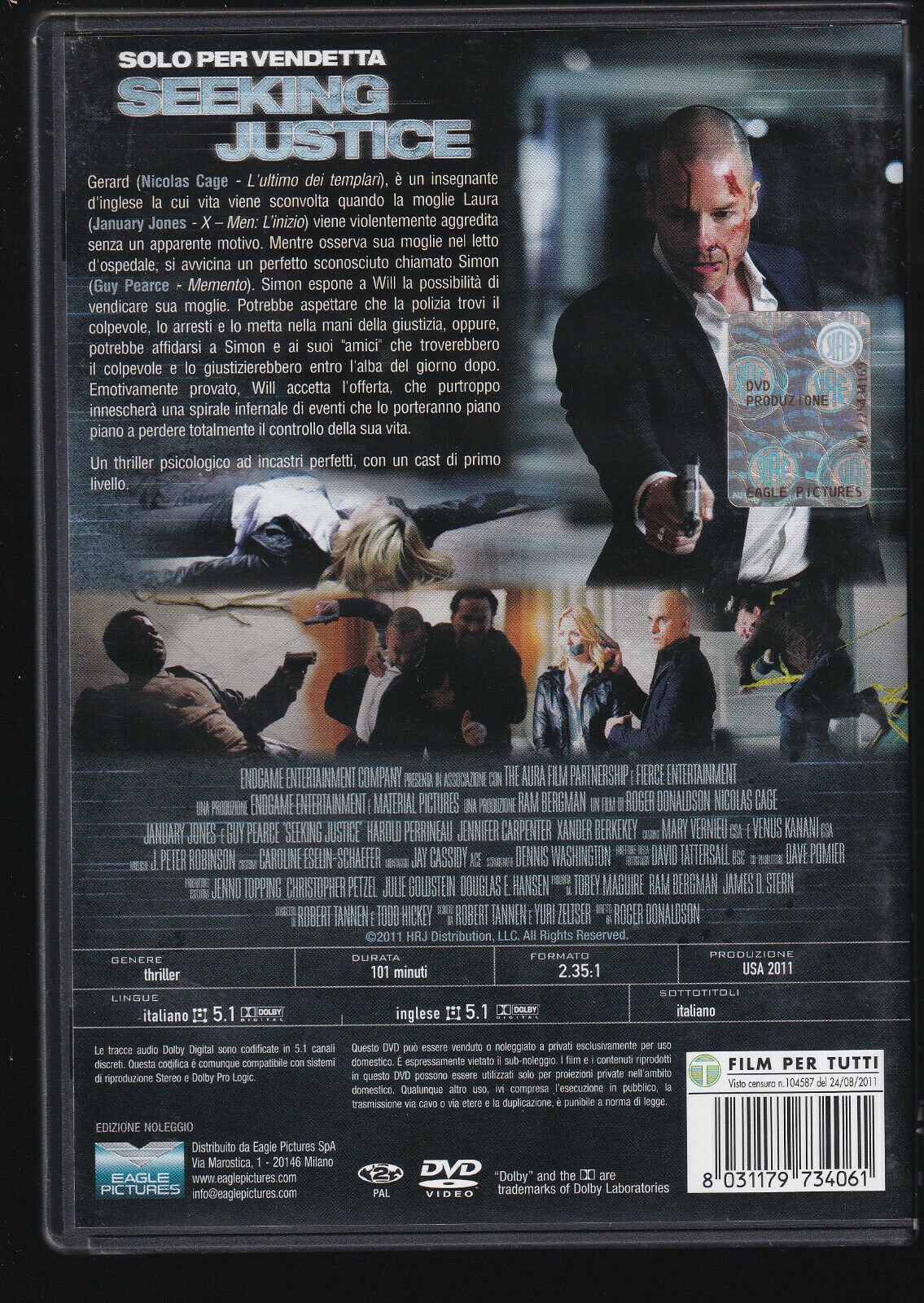 EBOND Seeking Justice DVD Ex Noleggio D555255