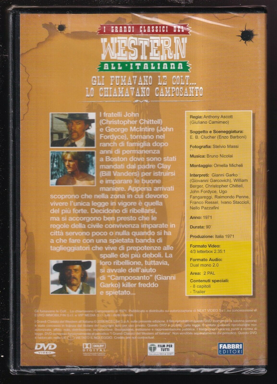 EBOND Gli Fumavano Le Colt... Lo Chiamavano Camposanto - Western DVD D555541