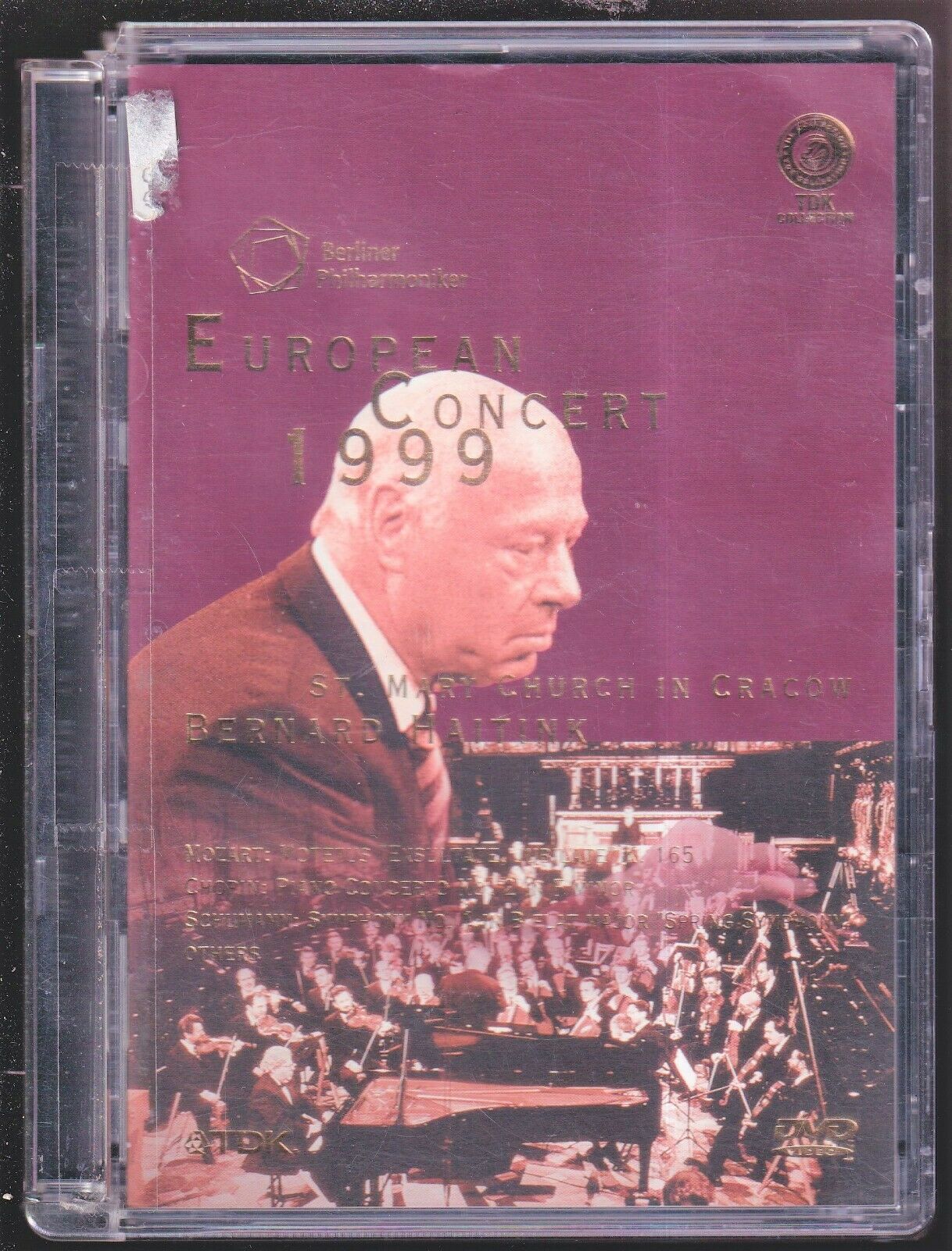 EBOND European Concert 1999 St. Mary Church In Cracow Haitink Berlin DVD D555545