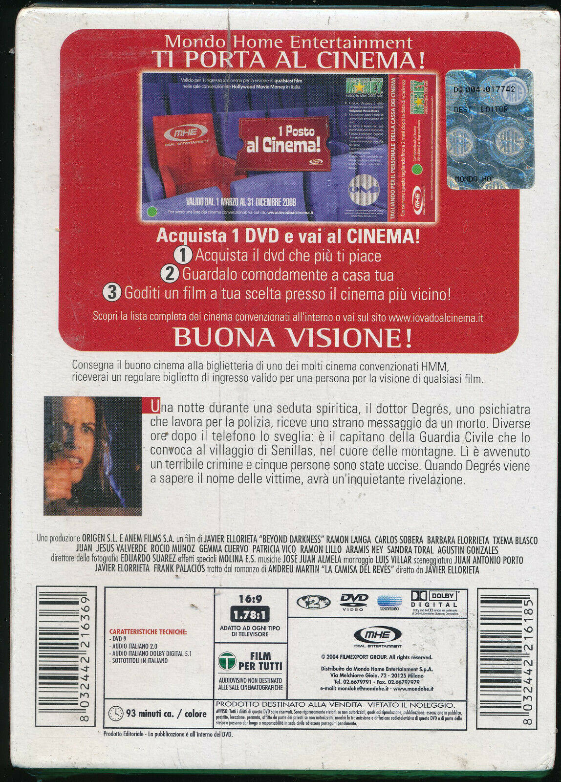 EBOND  Beyond Darkness DVD D555644