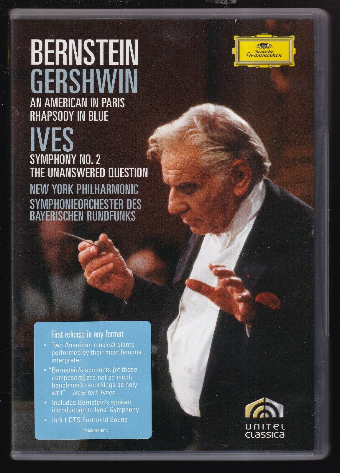 EBOND Bernstein Conducts Gershwin & Ives An American In Paris DVD D555930