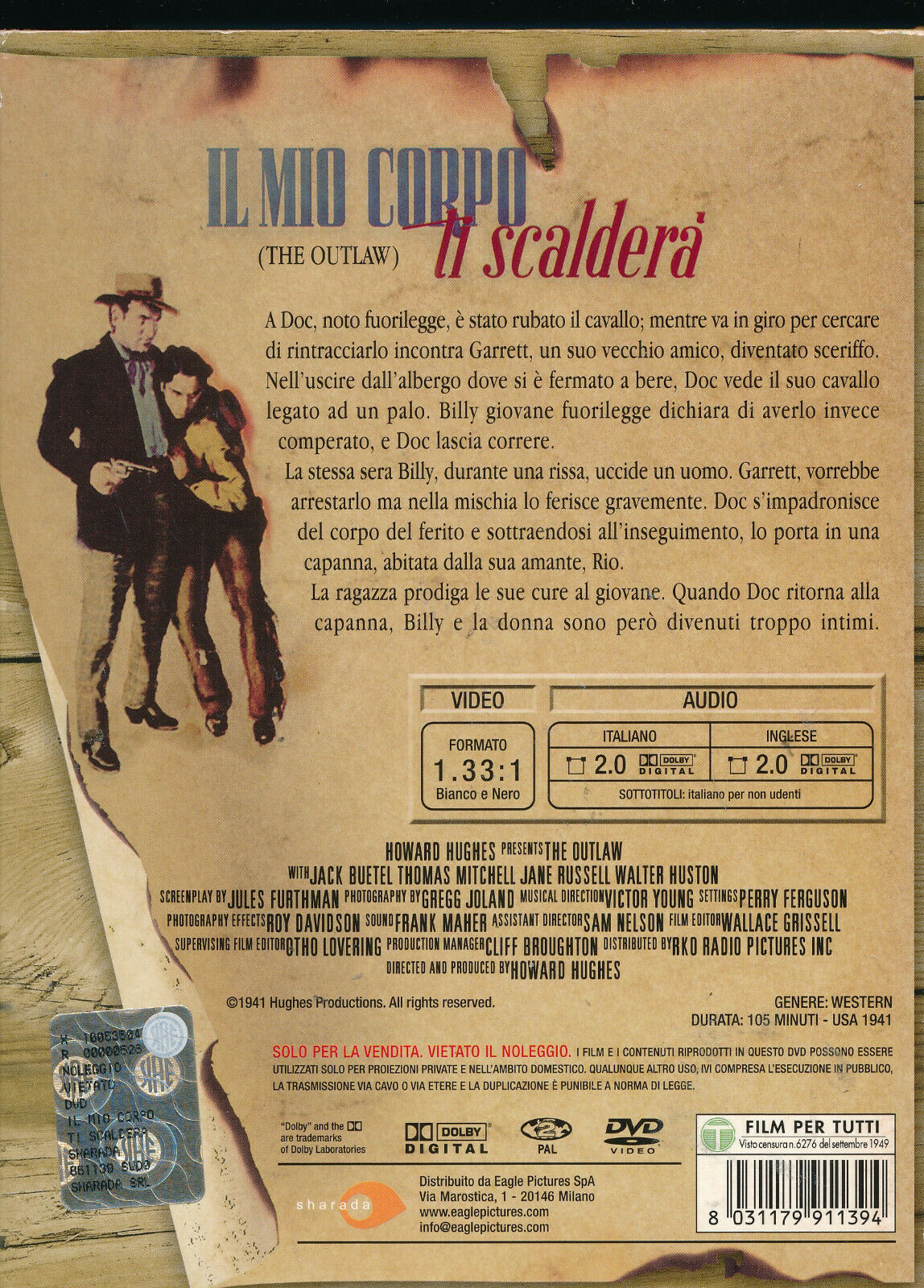EBOND  Il Mio Corpo Ti Scaldera' DVD D556505