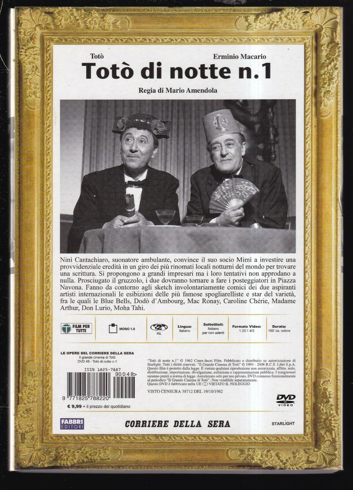 EBOND Toto Di Notte N. 1 Il Grande Cinema Di Toto Vol.48 DVD Editoriale D556915