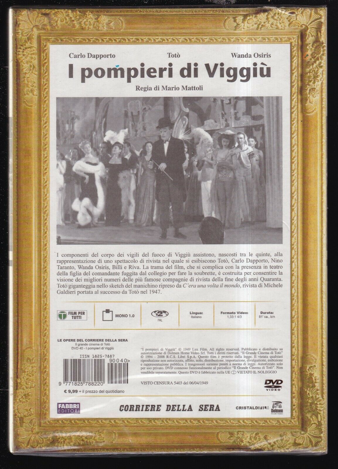 EBOND I Pompieri Di Viggiu Il Grande Cinema Di Toto Vol.40 DVD D556939