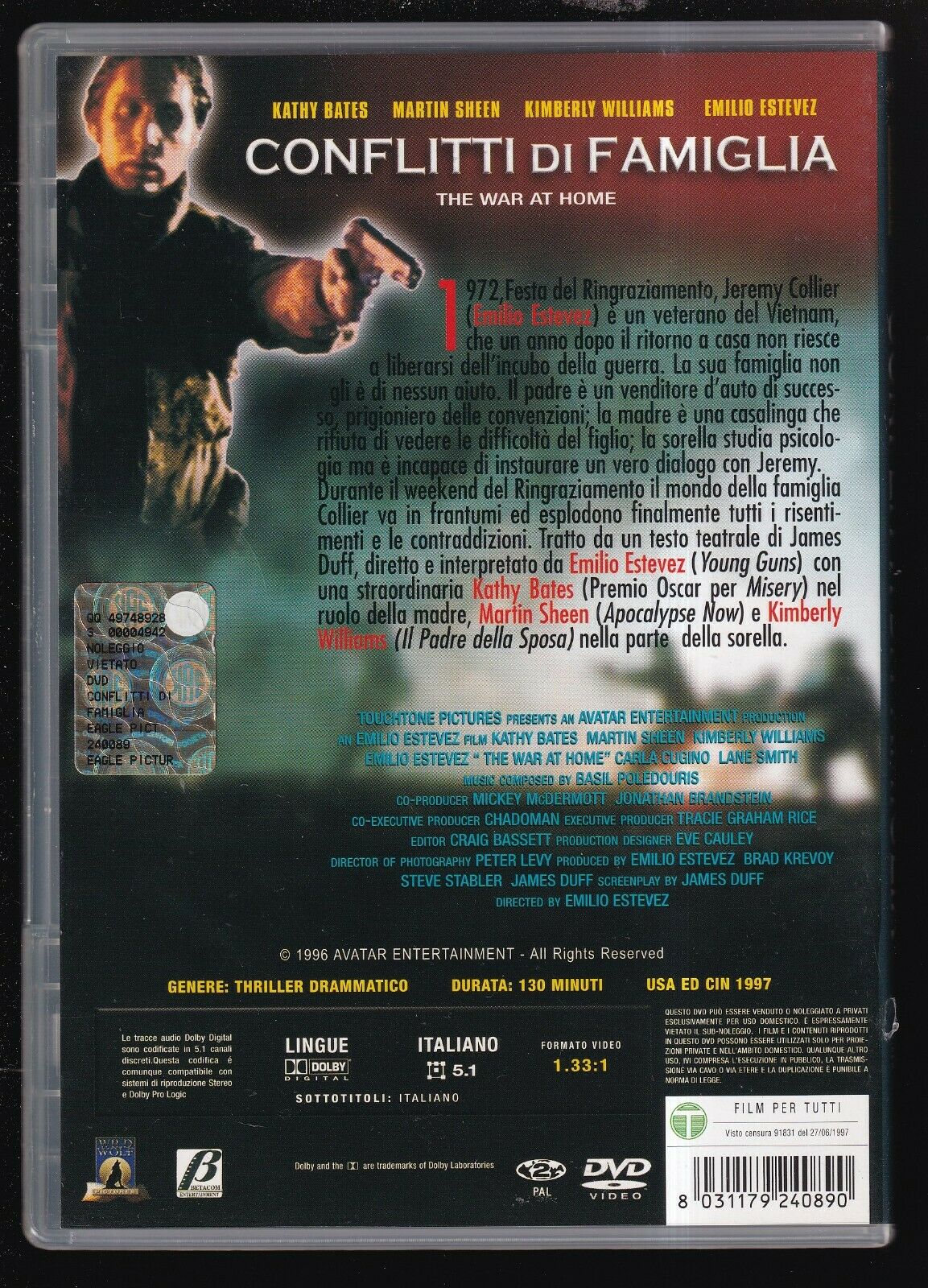 EBOND Conflitti Di Famiglia - The War At Home  Wildwolf Slimcase DVD D556951