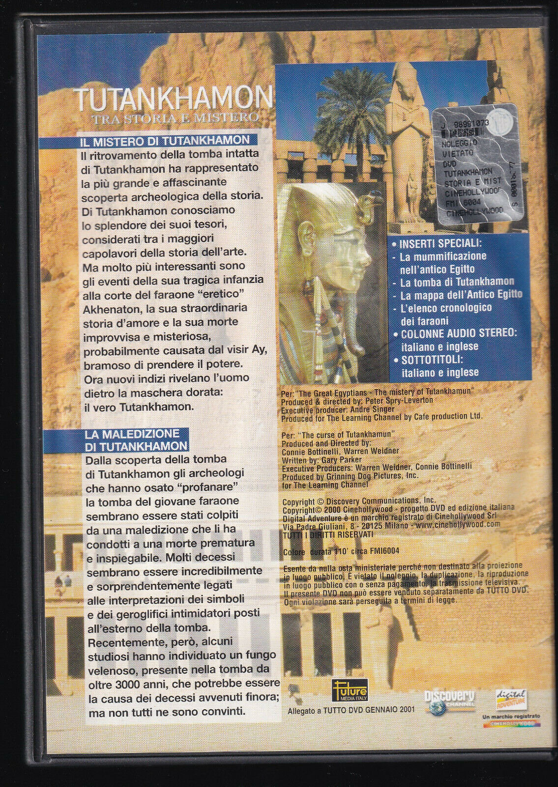 EBOND Tutankhamon Tra Storia E Mistero  DVD D557216