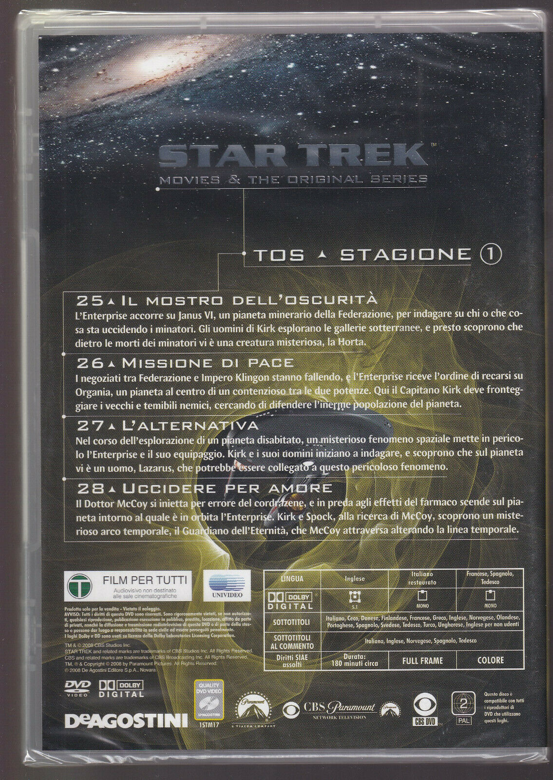EBOND  Star Trek Stagione 1 Episodi 25-28  DVD D557437