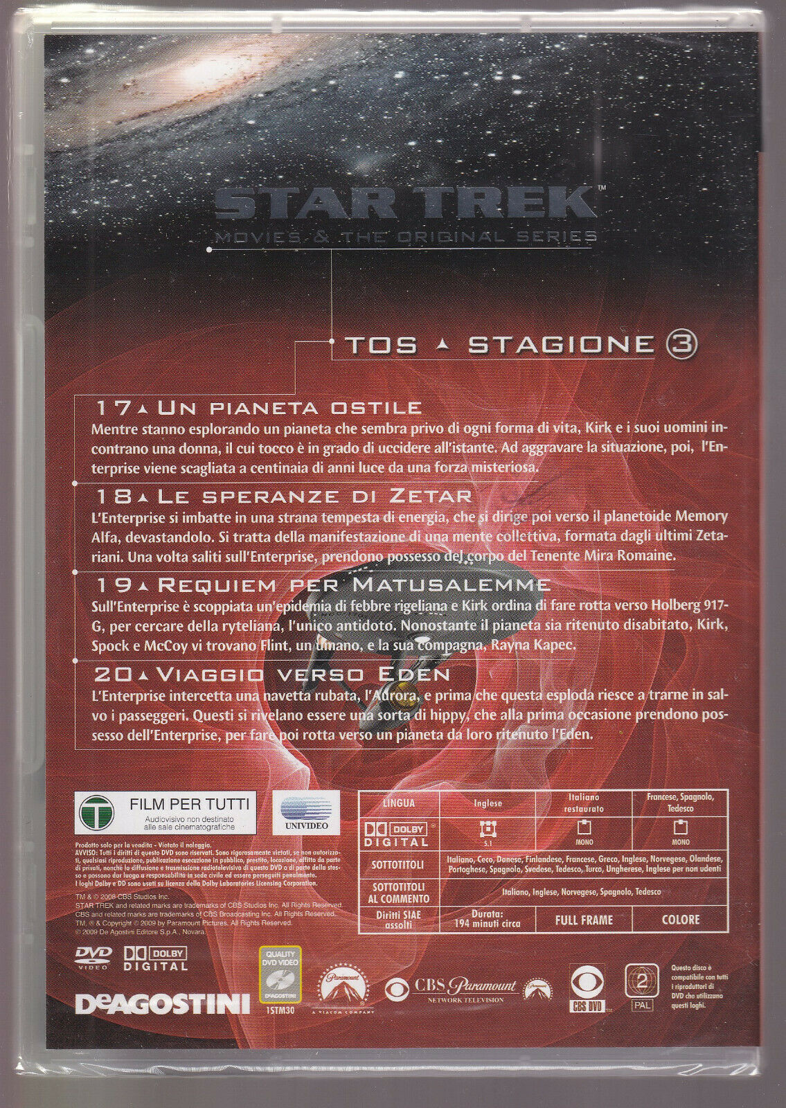 EBOND Star Trek Stagione 3 Episodi 17-20  DVD D557443