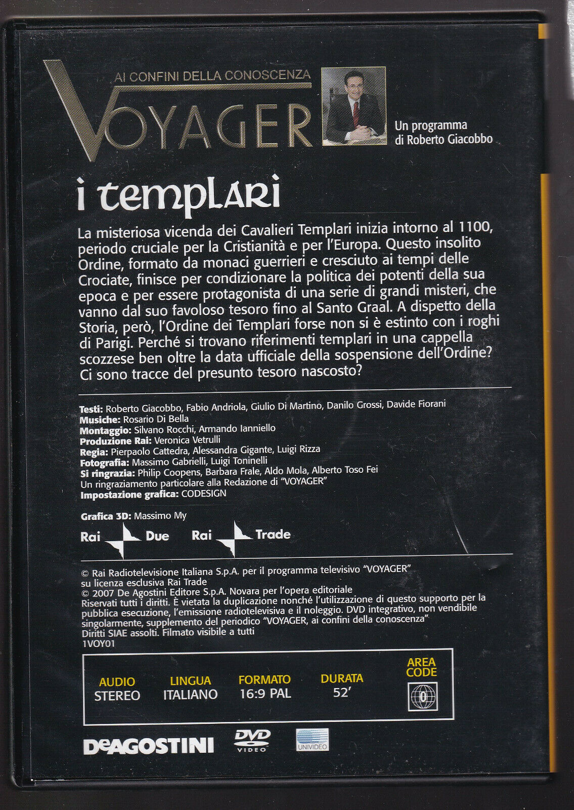 EBOND Voyager Volume 1 i Templari DVD D557470