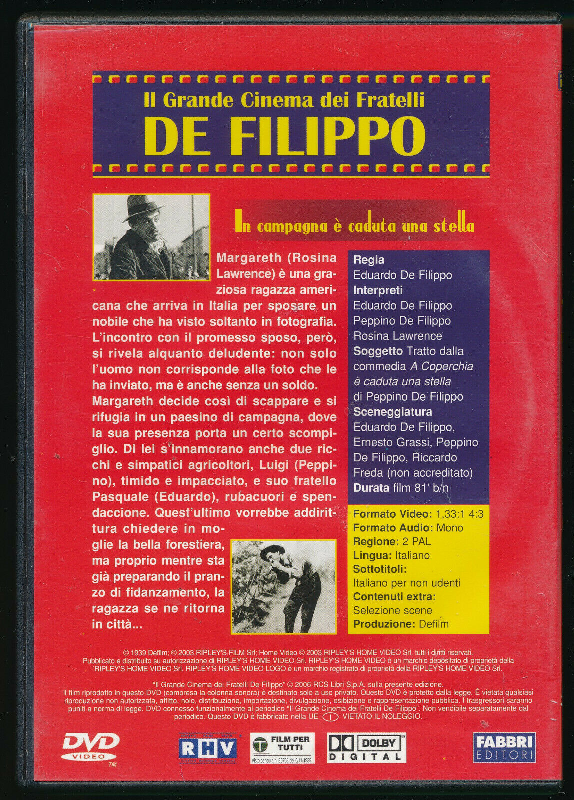 EBOND  In Campagna e Caduta Una Stella DVD  Editoriale D557542