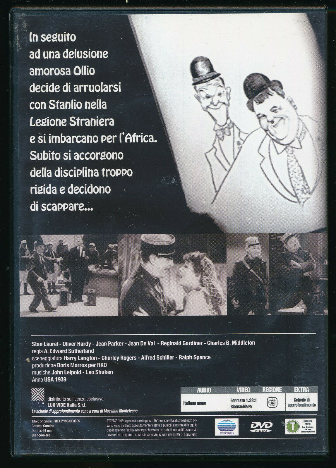 EBOND I Diavoli Volanti - Stanlio e Ollio   DVD  Editoriale D557601