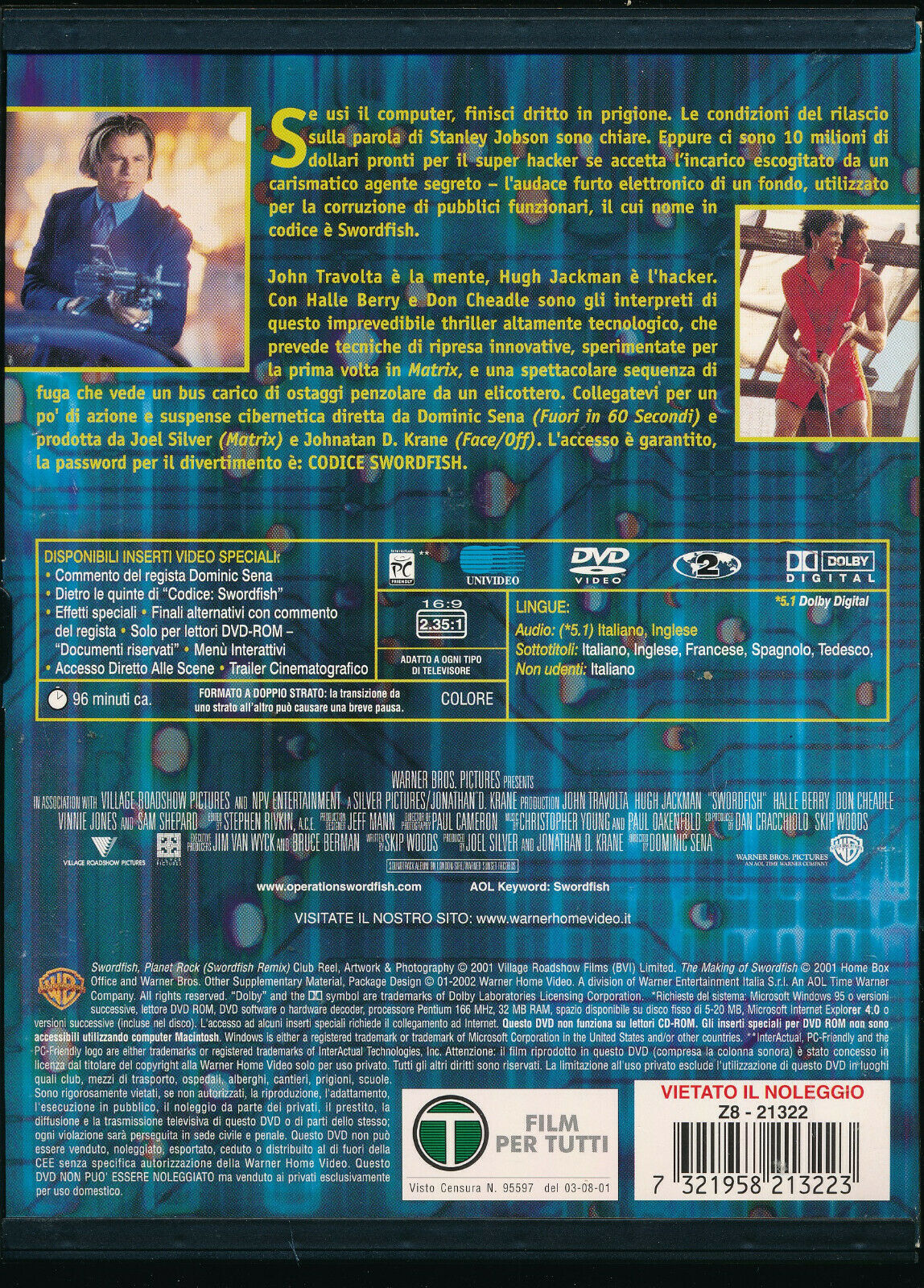 EBOND  Codice Swordfish DVD Snapper D557723