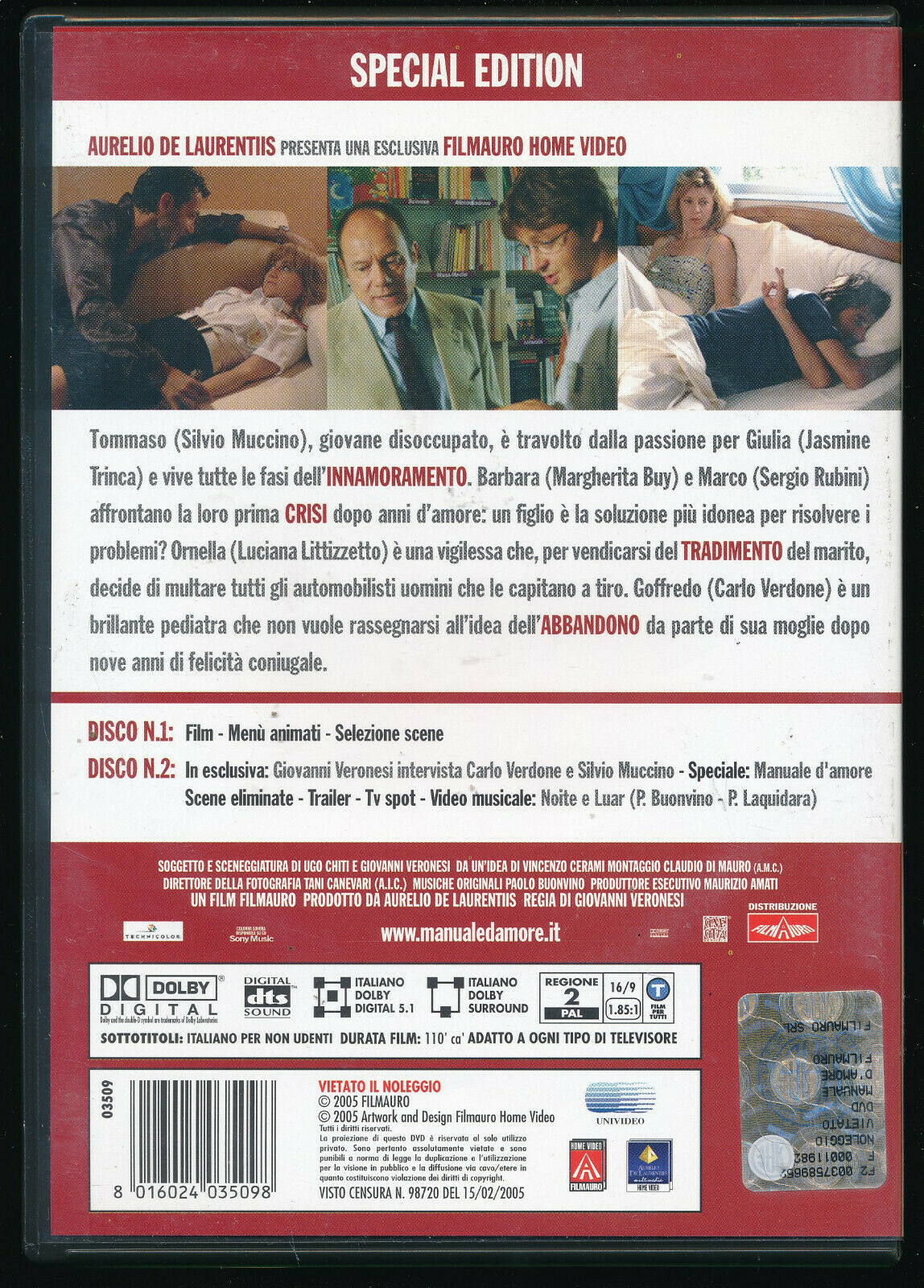 EBOND  Manuale D'amore DVD D558010