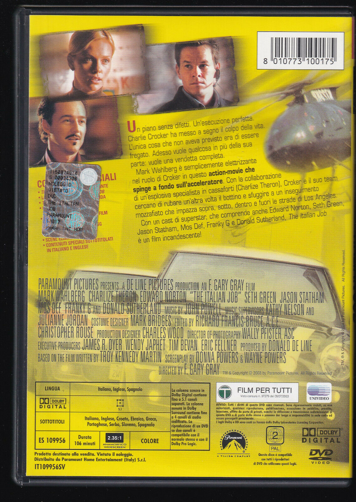 EBOND The Italian Job   DVD D558146