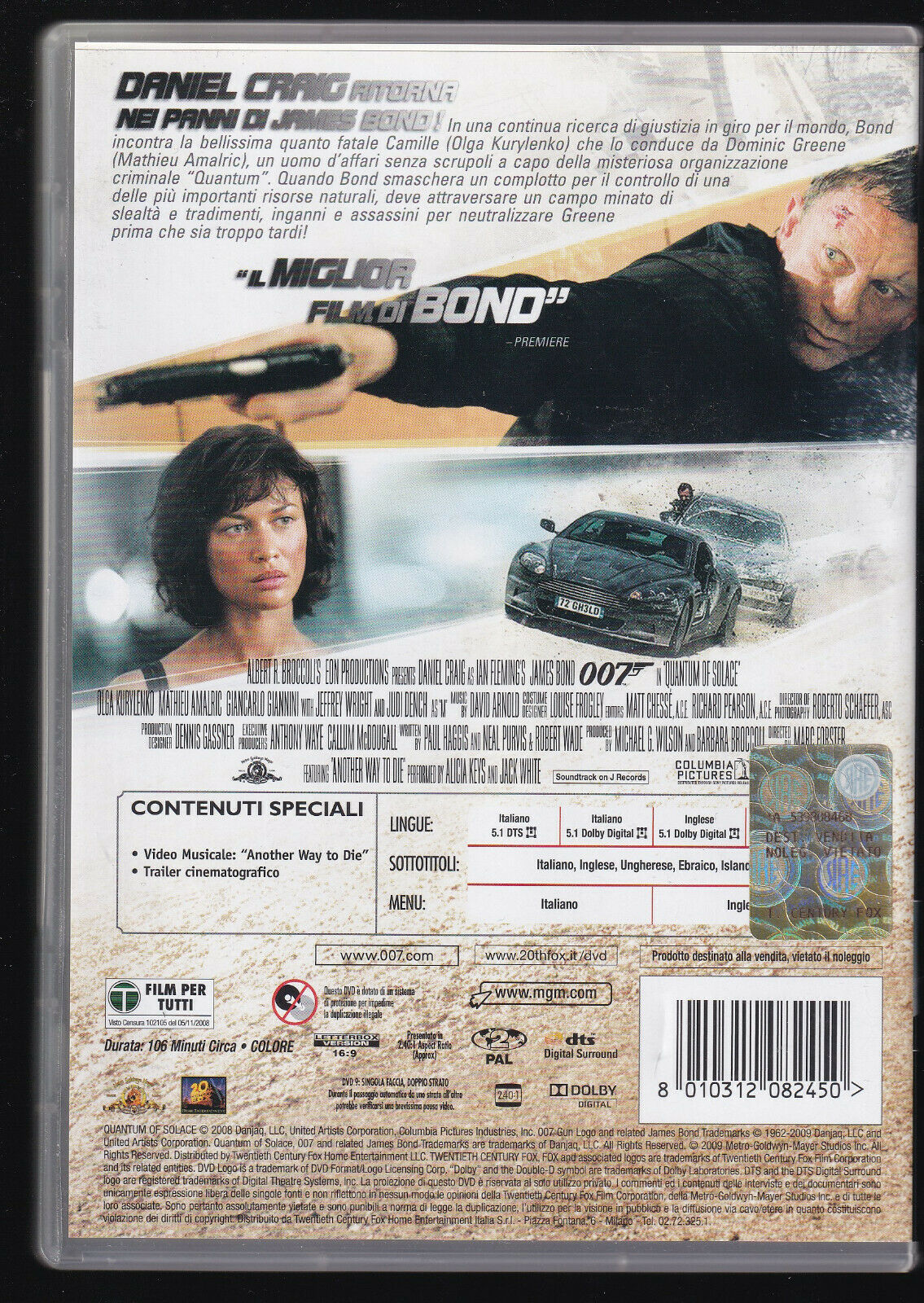 EBOND 007 Quantum Of Solace DVD D558158