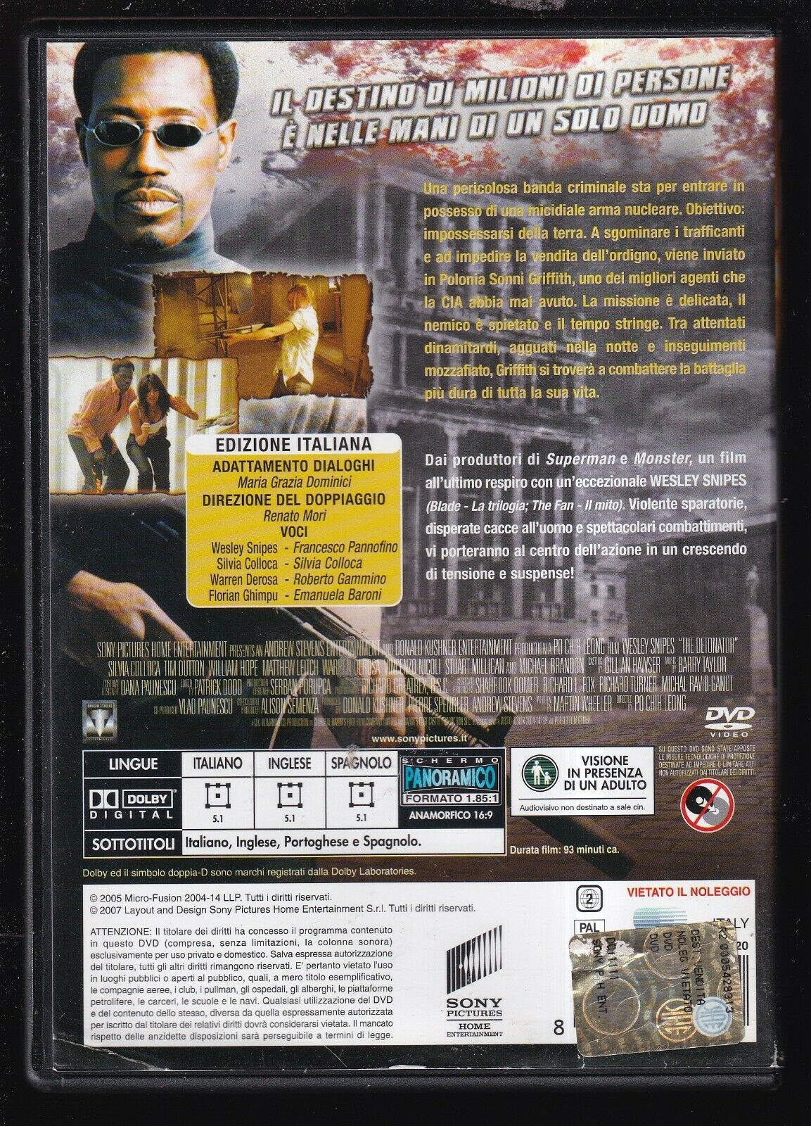 EBOND Detonator - Gioco Mortale DVD Editoriale D558412
