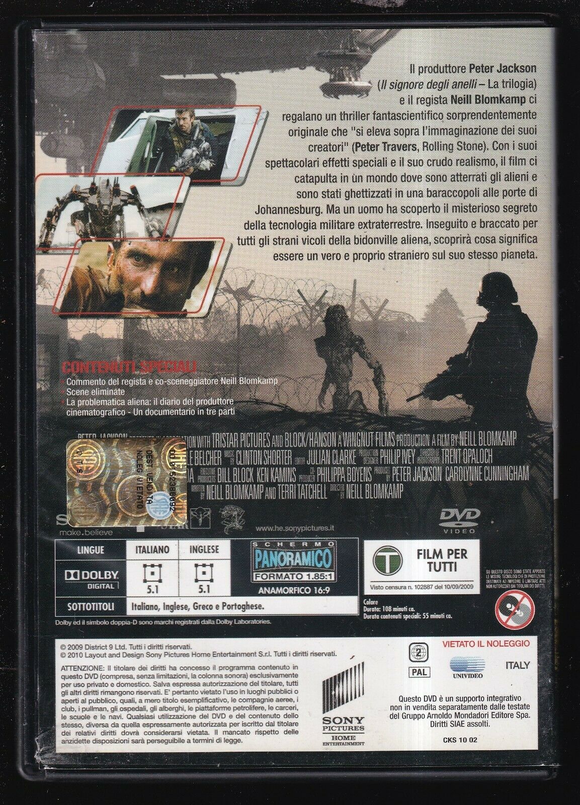 EBOND District 9 DVD Editoriale D558419