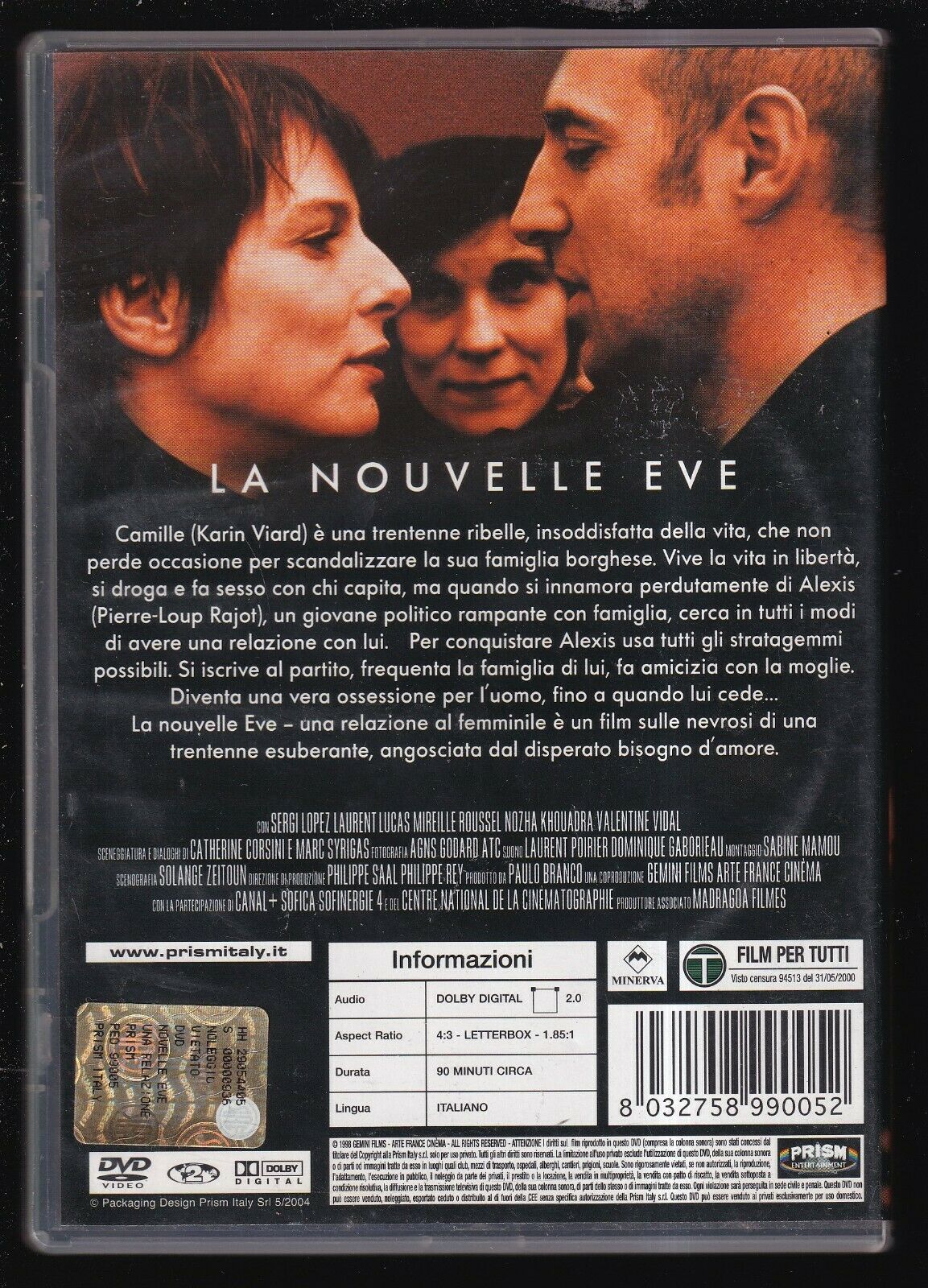EBOND La Nouvelle Eve [1999] Karin Viard  DVD D558516