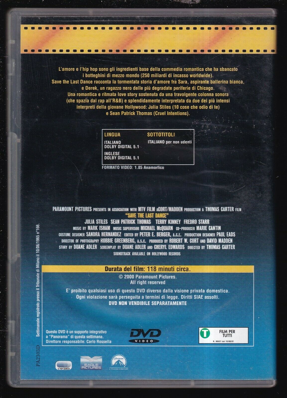 EBOND Save The Last Dance  DVD Editoriale D558554