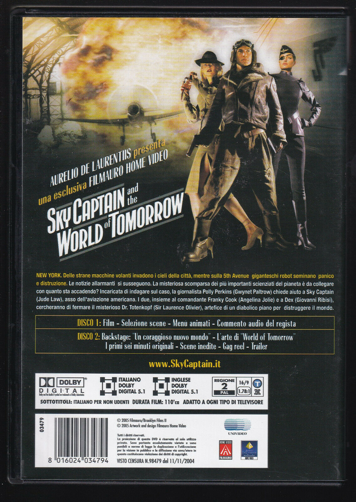 EBOND Sky Captain And The World Of Tomorrow  DVD D558803