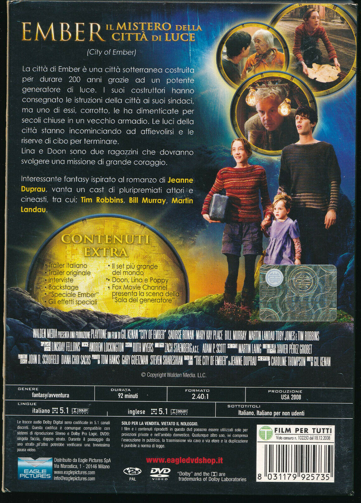 EBOND Ember - Il Mistero Della Citta Di Luce DVD D558944