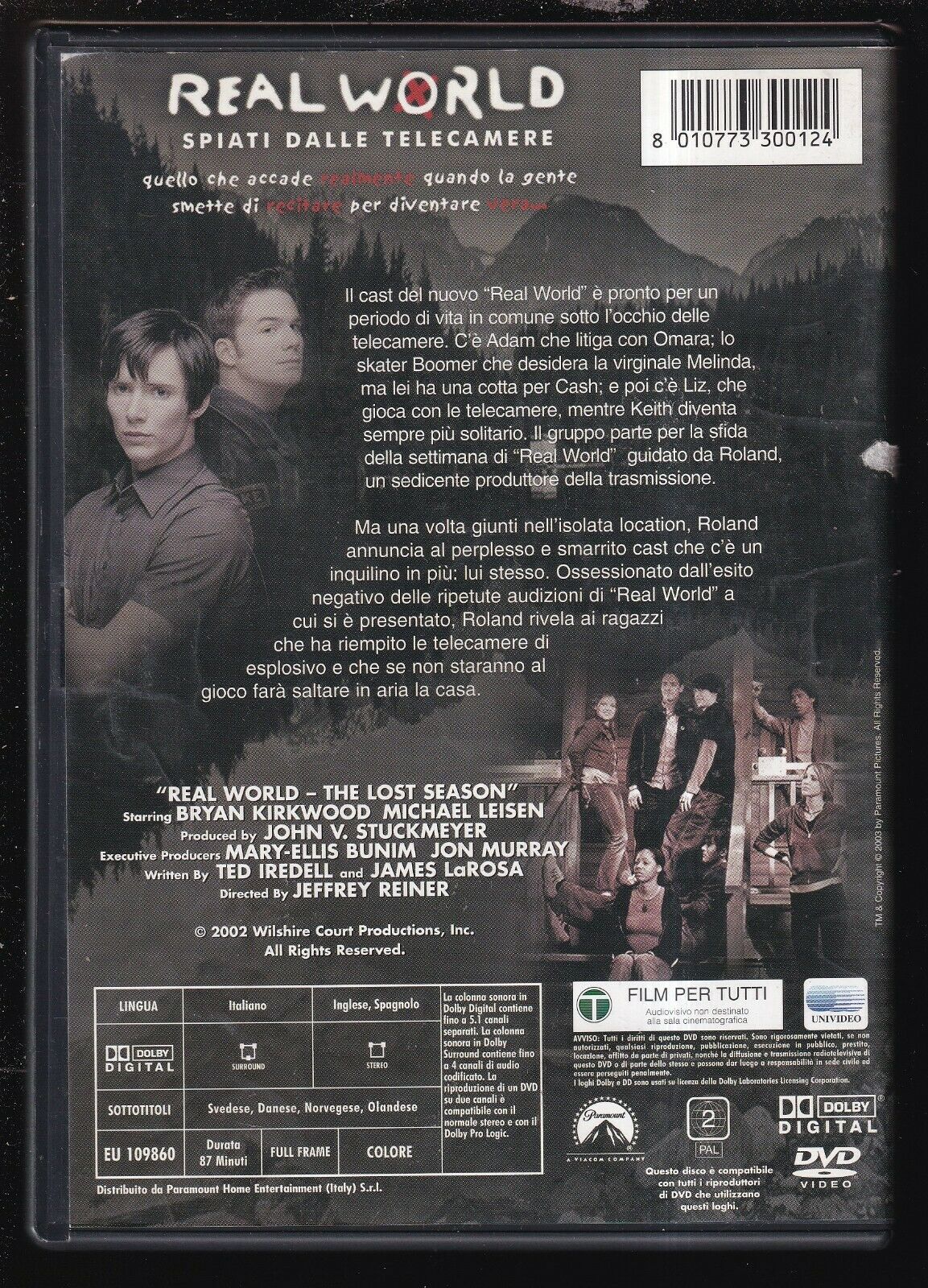 EBOND The Real World Movie: The Lost Season (2002) DVD Ex Noleggio D559152